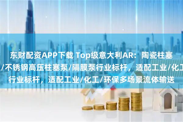 东财配资APP下载 Top级意大利AR：陶瓷柱塞泵/高压柱塞泵/曲轴泵/不锈钢高压柱塞泵/隔膜泵行业标杆，适配工业/化工/环保多场景流体输送