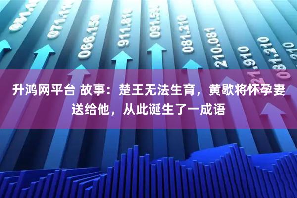 升鸿网平台 故事：楚王无法生育，黄歇将怀孕妻送给他，从此诞生了一成语